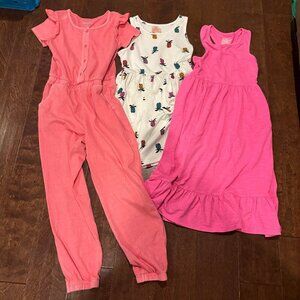 🔆 Cat & Jack dresses & jumpsuit - Bundle of 3